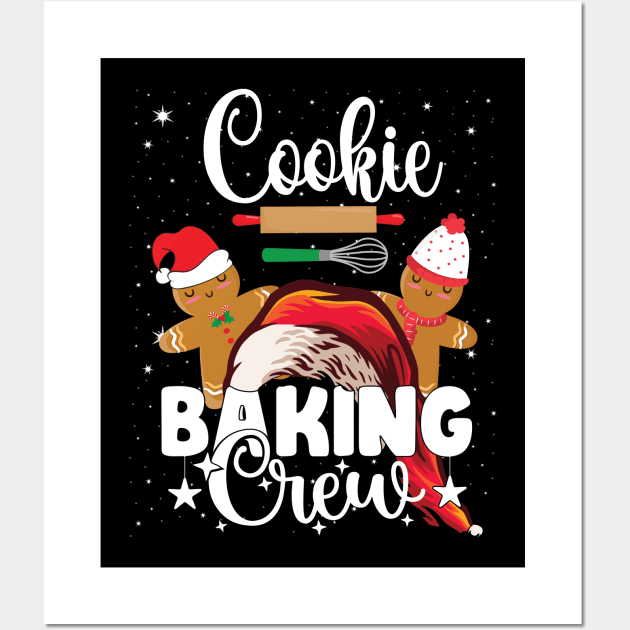 cookie baking crew..Christmas funny gift idea Wall Art by DODG99